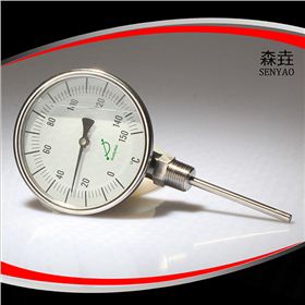 雙金屬溫度計的尾管是指哪一部分？