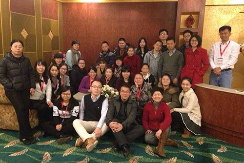 外貿(mào)天使訓練營與孫明明老師合影