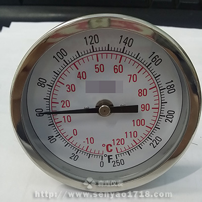 有關(guān)雙金屬溫度計的華氏刻度