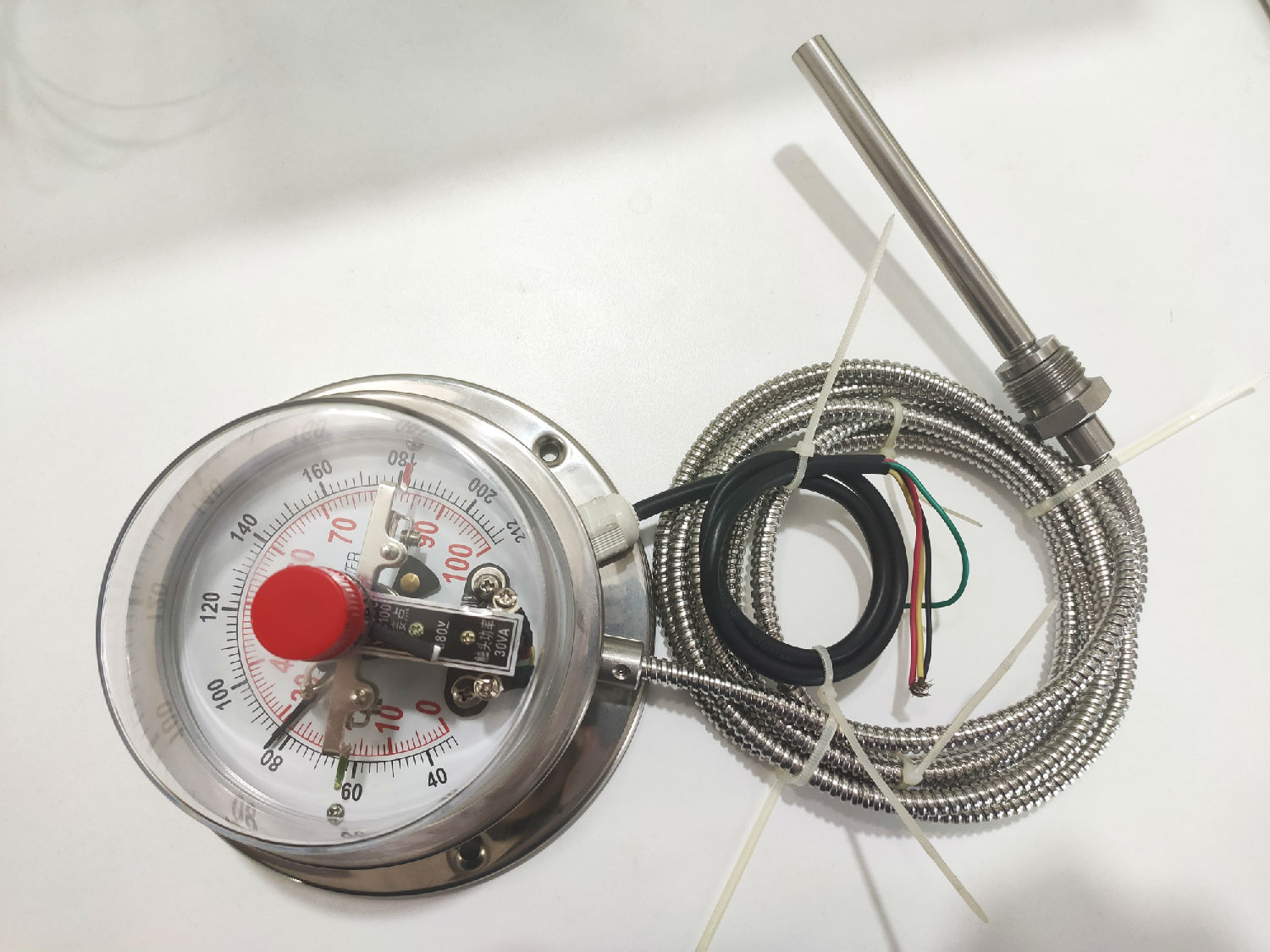 電接點(diǎn)雙金屬溫度計(jì)