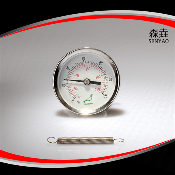 單彈簧溫度計由哪些零件組成？