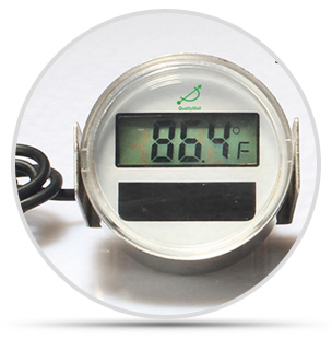 帶輸出線太陽(yáng)能溫度計(jì)如何安裝？