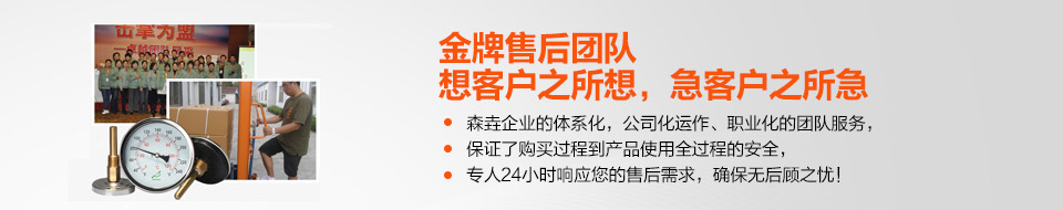 金牌售后團隊，想客戶之所想，急客戶之所急