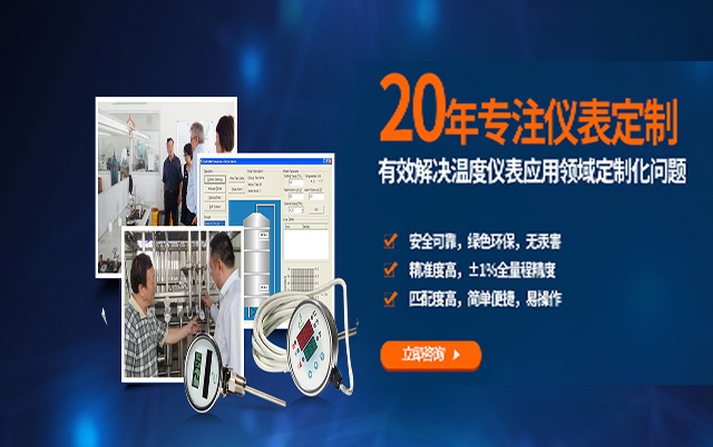 20年專注儀表定制，有效解決溫度計應(yīng)用行業(yè)定制化問題